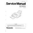 PANASONIC KXFP265 Instrukcja Obsługi