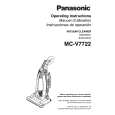PANASONIC MCV7722 Instrukcja Obsługi