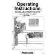 PANASONIC CWA120FR Instrukcja Obsługi