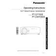 PANASONIC PTDW7000E Instrukcja Obsługi