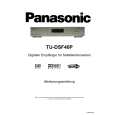PANASONIC TUDSF40P Instrukcja Obsługi