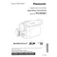 PANASONIC PVDV601 Instrukcja Obsługi