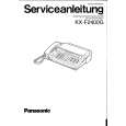 PANASONIC KXF2400G Instrukcja Serwisowa