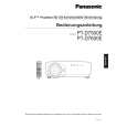 PANASONIC PTD7500E Instrukcja Obsługi