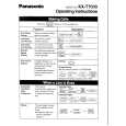 PANASONIC KXT7030 Instrukcja Obsługi