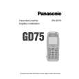 PANASONIC EB-GD75 Podręcznik Użytkownika