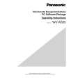 PANASONIC WVAS65 Instrukcja Obsługi