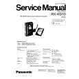 PANASONIC RXHD10 Instrukcja Serwisowa
