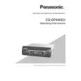 PANASONIC CQDP400EU Instrukcja Obsługi