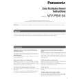 PANASONIC WVPB4164 Instrukcja Obsługi