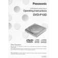 PANASONIC DVDP10D Instrukcja Obsługi