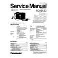 PANASONIC RS-SX33 Instrukcja Serwisowa