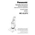 PANASONIC MCUL975 Instrukcja Obsługi