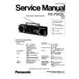 PANASONIC RXFW20L Instrukcja Serwisowa