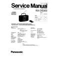 PANASONIC RXDS303 Instrukcja Serwisowa