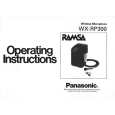 PANASONIC WXRP300 Instrukcja Obsługi