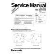 PANASONIC RXDT630 SUPLEMENT Instrukcja Serwisowa