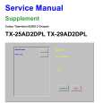 PANASONIC TX29AD2DPL Instrukcja Serwisowa