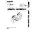 PANASONIC KX-F1810E Instrukcja Obsługi
