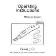 PANASONIC ES103 Instrukcja Obsługi